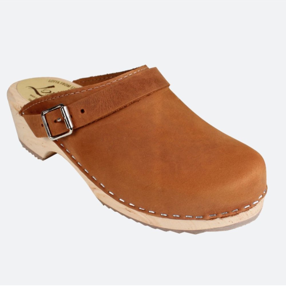 NEW Sz 37 Lotta From Stockholm Clogs w/ Strap